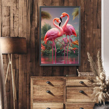 Load image into Gallery viewer, Flamingo 40*60CM(Canvas) Full Round Drill Diamond Painting