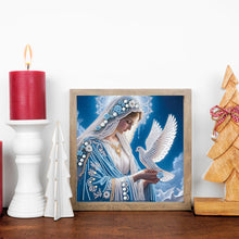 Load image into Gallery viewer, Religion - Virgin Mary 30*30CM(Canvas) Partial Special Shaped Drill Diamond Painting