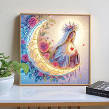Load image into Gallery viewer, Religion - Virgin Mary 30*30CM(Canvas) Partial Special Shaped Drill Diamond Painting