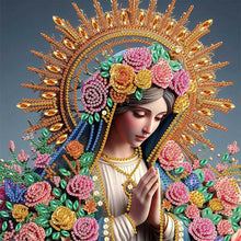 Load image into Gallery viewer, Religion - Virgin Mary 30*30CM(Canvas) Partial Special Shaped Drill Diamond Painting