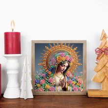Load image into Gallery viewer, Religion - Virgin Mary 30*30CM(Canvas) Partial Special Shaped Drill Diamond Painting