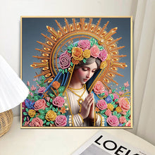 Load image into Gallery viewer, Religion - Virgin Mary 30*30CM(Canvas) Partial Special Shaped Drill Diamond Painting
