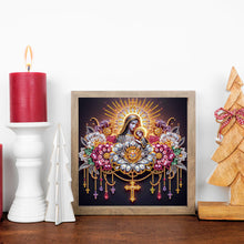 Load image into Gallery viewer, Religion - Virgin Mary 30*30CM(Canvas) Partial Special Shaped Drill Diamond Painting