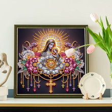 Load image into Gallery viewer, Religion - Virgin Mary 30*30CM(Canvas) Partial Special Shaped Drill Diamond Painting