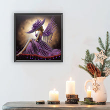 Load image into Gallery viewer, Elegant Lady In A Top Hat-Woman 30*30CM(Canvas) Partial Special Shaped Drill Diamond Painting