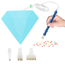 Load image into Gallery viewer, Diamond Aid Tool Portable Vacuum Diamond Painting Pen Kit for DIY (Blue)