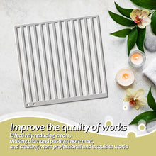 Load image into Gallery viewer, Stainless Steel Diamond Painting Ruler DIY Diamond Painting Tool (2 Rows Square)