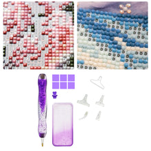 Load image into Gallery viewer, DIY Diamond Painting Pen Diamond Art Pen Diamond Painting Tools (14pcs Purple)