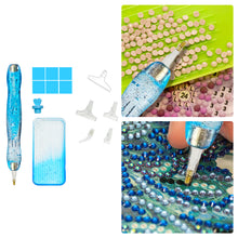Load image into Gallery viewer, DIY Diamond Painting Pen Diamond Art Pen Diamond Painting Tools (14pcs Blue)