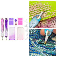 Load image into Gallery viewer, Diamond Painting Pen Diamond Art Pen Diamond Painting Tools (23pcs Pink Purple)