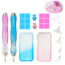 Load image into Gallery viewer, Diamond Painting Pen Diamond Art Pen Diamond Painting Tools (23pcs Pink Blue)