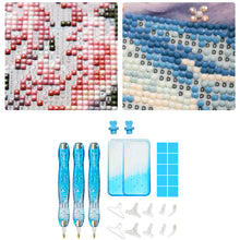 Load image into Gallery viewer, DIY Diamond Painting Pen Diamond Art Pen Diamond Painting Tools (27pcs Blue)
