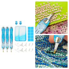 Load image into Gallery viewer, DIY Diamond Painting Pen Diamond Art Pen Diamond Painting Tools (27pcs Blue)