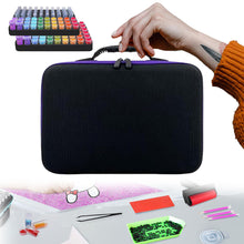 Load image into Gallery viewer, 163pcs Bead Bottle Storage Handbag Diamond Painting Toolkit Bead Organizer Tool