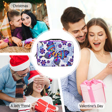Load image into Gallery viewer, 60Grid Butterfly Print Diamond Painting Bead Storage Box Bead Bottle Storage Bag