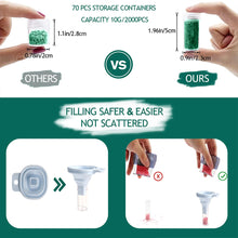 Load image into Gallery viewer, 60Grid Butterfly Print Diamond Painting Bead Storage Box Bead Bottle Storage Bag