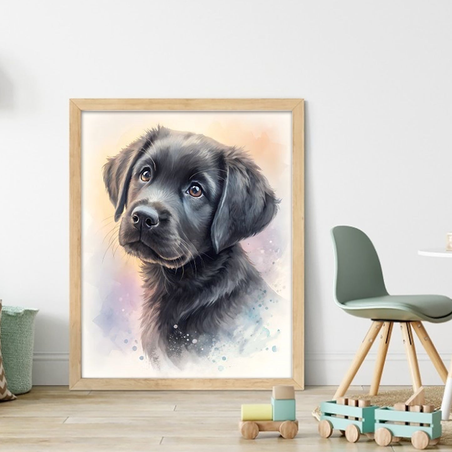 Labrador-Dog - Full 11CT Stamped Cross Stitch 40x50CM - Huacan