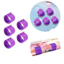 Load image into Gallery viewer, Diamond Painting Canvas Roll Holder for Diamond Art Fabric (5pcs S Purple)