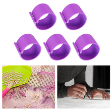 Load image into Gallery viewer, Diamond Painting Canvas Roll Holder for Diamond Art Fabric (5pcs S Purple)