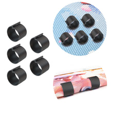 Load image into Gallery viewer, Diamond Painting Canvas Roll Holder for Diamond Art Fabric Crafts (5pcs S Black)