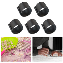 Load image into Gallery viewer, Diamond Painting Canvas Roll Holder for Diamond Art Fabric Crafts (5pcs S Black)