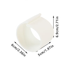 Load image into Gallery viewer, Diamond Painting Canvas Roll Holder for Diamond Art Fabric Crafts (5pcs S White)