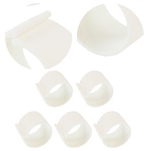 Load image into Gallery viewer, Diamond Painting Canvas Roll Holder for Diamond Art Fabric Crafts (5pcs S White)