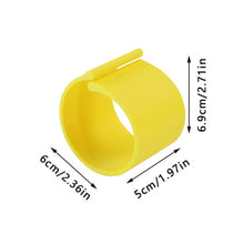 Load image into Gallery viewer, Diamond Painting Canvas Roll Holder for Diamond Art Fabric (5pcs S Yellow)