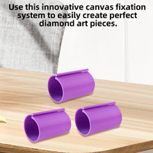 Load image into Gallery viewer, Diamond Painting Canvas Roll Holder for Diamond Art Fabric (3pcs L Purple)