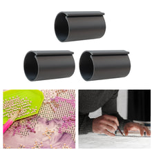 Load image into Gallery viewer, Diamond Painting Canvas Roll Holder for Diamond Art Fabric Crafts (3pcs L Black)