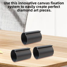 Load image into Gallery viewer, Diamond Painting Canvas Roll Holder for Diamond Art Fabric Crafts (3pcs L Black)