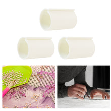 Load image into Gallery viewer, Diamond Painting Canvas Roll Holder for Diamond Art Fabric Crafts (3pcs L White)