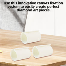 Load image into Gallery viewer, Diamond Painting Canvas Roll Holder for Diamond Art Fabric Crafts (3pcs L White)