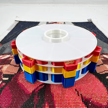 Load image into Gallery viewer, Rotating Diamond Painting Tray Organizer 3D Printing Diamond Art Tray (White)