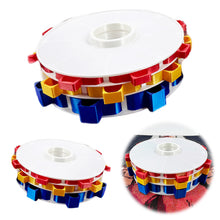 Load image into Gallery viewer, Rotating Diamond Painting Tray Organizer 3D Printing Diamond Art Tray (White)