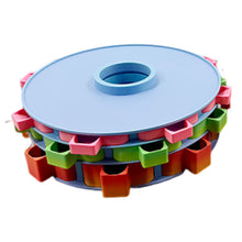 Load image into Gallery viewer, Rotating Diamond Painting Tray Organizer 3D Printing Diamond Art Tray (Blue)