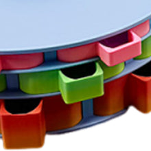 Load image into Gallery viewer, Rotating Diamond Painting Tray Organizer 3D Printing Diamond Art Tray (Blue)