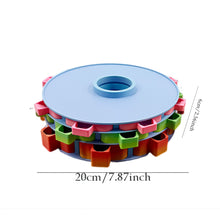 Load image into Gallery viewer, Rotating Diamond Painting Tray Organizer 3D Printing Diamond Art Tray (Blue)