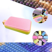 Load image into Gallery viewer, Diamond Painting Tray Organizer Diamond Art Tray for DIY Crafts (Pink Green)