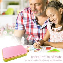 Load image into Gallery viewer, Diamond Painting Tray Organizer Diamond Art Tray for DIY Crafts (Pink Green)