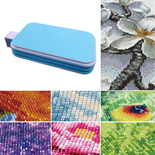 Load image into Gallery viewer, Diamond Painting Tray Organizer Diamond Art Tray for DIY Crafts (Blue Pink)