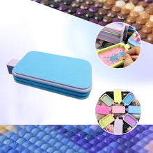 Load image into Gallery viewer, Diamond Painting Tray Organizer Diamond Art Tray for DIY Crafts (Blue Pink)