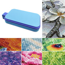Load image into Gallery viewer, Diamond Painting Tray Organizer Diamond Art Tray for DIY Crafts (Blue Purple)