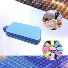 Load image into Gallery viewer, Diamond Painting Tray Organizer Diamond Art Tray for DIY Crafts (Blue Purple)