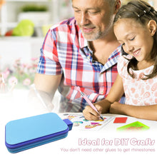 Load image into Gallery viewer, Diamond Painting Tray Organizer Diamond Art Tray for DIY Crafts (Blue Purple)