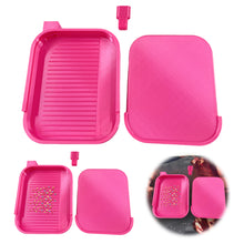 Load image into Gallery viewer, Diamond Painting Tray Organizer Diamond Art Tray for DIY Crafts (Rose Red)