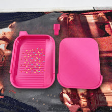 Load image into Gallery viewer, Diamond Painting Tray Organizer Diamond Art Tray for DIY Crafts (Rose Red)