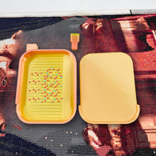 Load image into Gallery viewer, Diamond Painting Tray Organizer Diamond Art Tray for DIY Crafts (Peach)