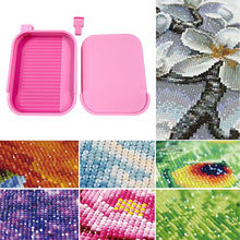 Load image into Gallery viewer, Diamond Painting Tray Organizer Diamond Art Tray for DIY Crafts (Pink White)