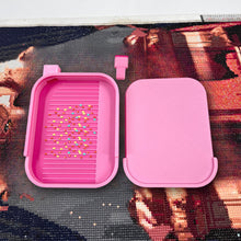 Load image into Gallery viewer, Diamond Painting Tray Organizer Diamond Art Tray for DIY Crafts (Pink White)